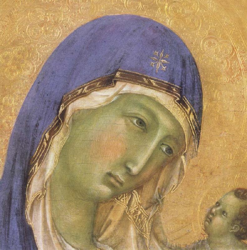 Duccio di Buoninsegna Detail of The Virgin Mary and angel predictor,Saint